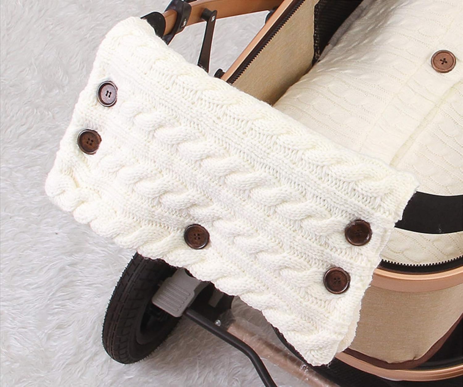 blush pram bag