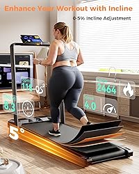 Walking Pad with Handle Bar, BestGod Treadmills for