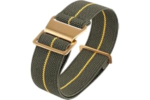 Onthelevel French Troops Parachute Bag for Nylon Elastic Belt Watchband 18mm 20mm 22mm Watch Strap