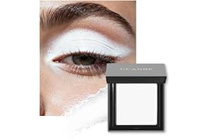 UCANBE White Single Eyeshadow Palette, Highly Pigmented Matte Eye Shadow Powder, Professional Long-Lasting Waterproof Makeup Palette