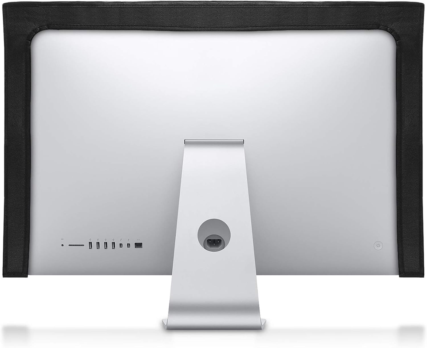 kwmobile Monitor Cover Compatible with 20-22" monitor - Dust Cover Computer Screen Protector - Black - Image 3