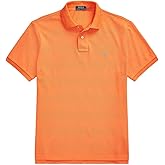 Ralph Lauren Men's Classic Fit Mesh Pony Logo Polo Shirt (M, MayOrange)