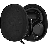 Geekria Elite Charging Headphones Case Compatible with Sony WH-1000XM6/1000XM5/CH720N and More, Replacement Hard Shell Travel Carrying Bag (Black) Without Power Bank