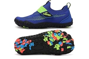 UBFEN Water Shoes for Kids Boys Girls Aqua Socks Barefoot Beach Sports Swim Pool Quick Dry Lightweight Toddler Little Big Kid