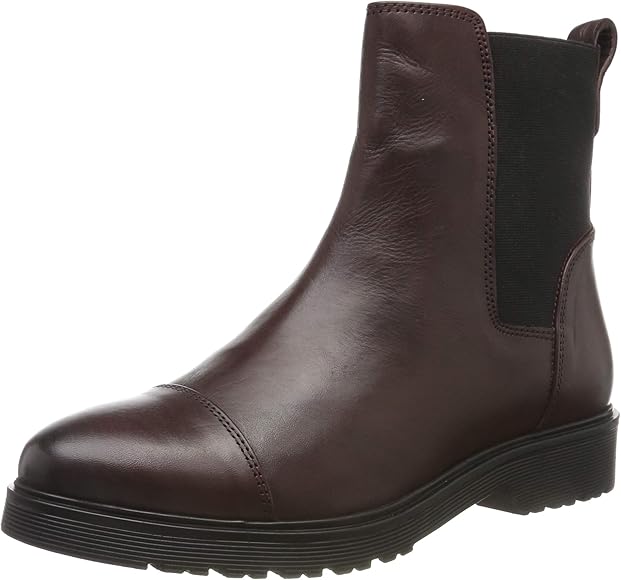 dune burgundy chelsea boots