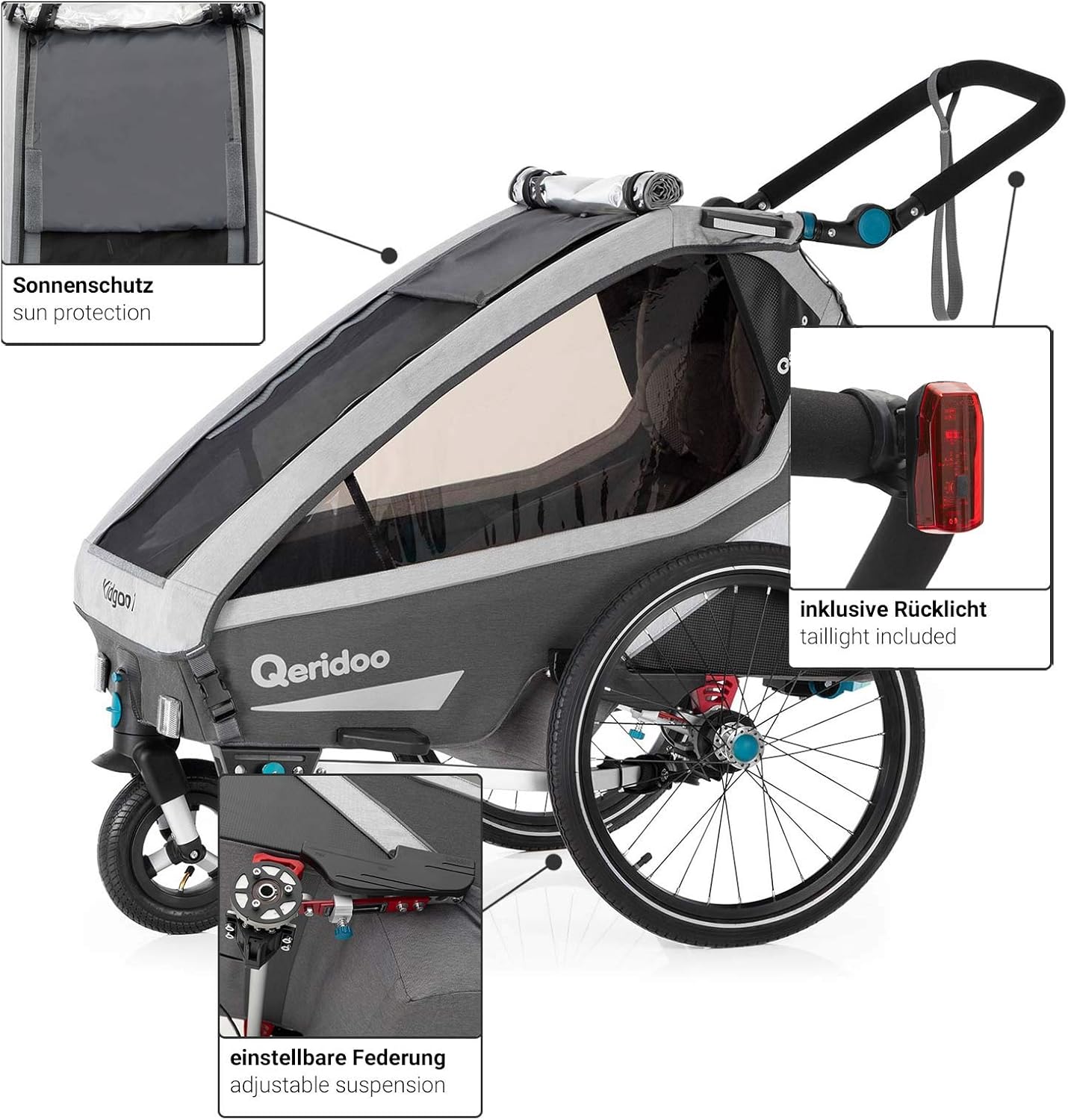 qeridoo bike trailer