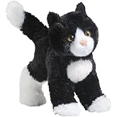 Douglas Snippy Black &amp; White Cat Plush Stuffed Animal