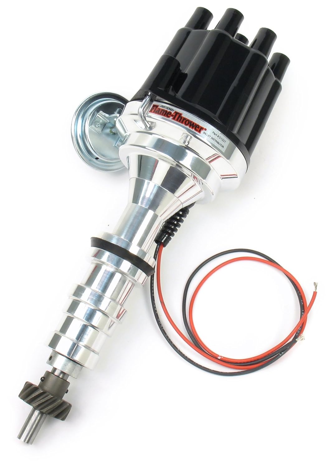 Amazon.com: Pertronix D7133700 Flame-Thrower Vacuum Advance Black Cap  Billet Electronic Distributor with Ignitor III Technology for Ford FE  352-428: ...