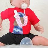 Oerphh 4 Pack Baby Pacifier Clips Soother Chain Silicone Adapters Girls Boys view 6
