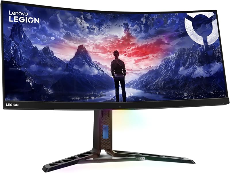 Y34wz-30(A233403Y0) - Écran Gaming 34" UWQHD (VA, 165Hz, 1 ms MPRT, HDMI+DP, USB, Câble DP, FreeSync Premium) Réglage en Inclinaison/Hauteur/Rotation/Pivot - Noir