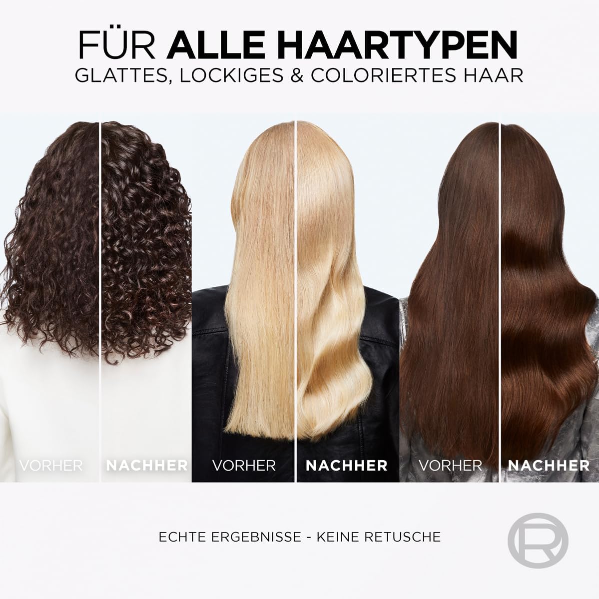 L'Oréal Paris Elvital Glycolic Gloss Bundle mit Shampoo, Spülung, 5 Minuten Haar-Laminierung für glanzloses Haar, Pflegeroutine für gesunde Haare und starken Glanz, Set mit Glykolsäure, 3-teilig 8