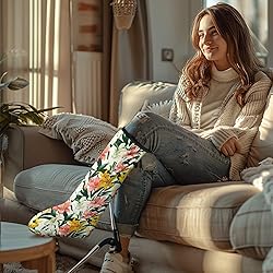 LedBack Floral Cast Covers for Leg Cast Cover Sock