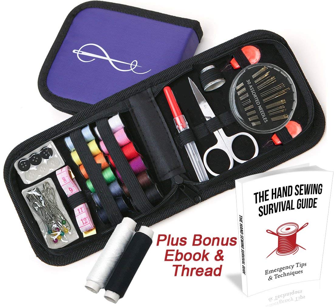Highest quality mini sewing kit for home, travel & emergency, Bonus