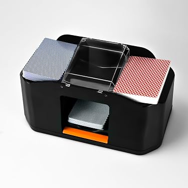 Mélangeur De Cartes Électrique Automatique – ABS Silencieux – Fonctionne Sur Piles – Pour Poker Et Jeux De Cartes à Domicile