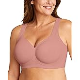 OEAK Womens Wireless Jelly Bra Plus Size Supportive Seamless Bras Full Coverage Push Up Comfortable No Underwire Tshirt Bras