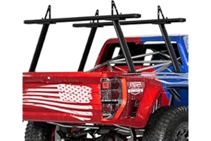 InTimesAuto 800lb Truck Bed Rack for Ford F-150 F-250 F-350 Super Duty, Dodge Ram 1500 2500 3500, Chevy Silverado Colorado, GMC Sierra Canyon, Toyota Tundra, Heavy Duty Crossbar Ladder Rack
