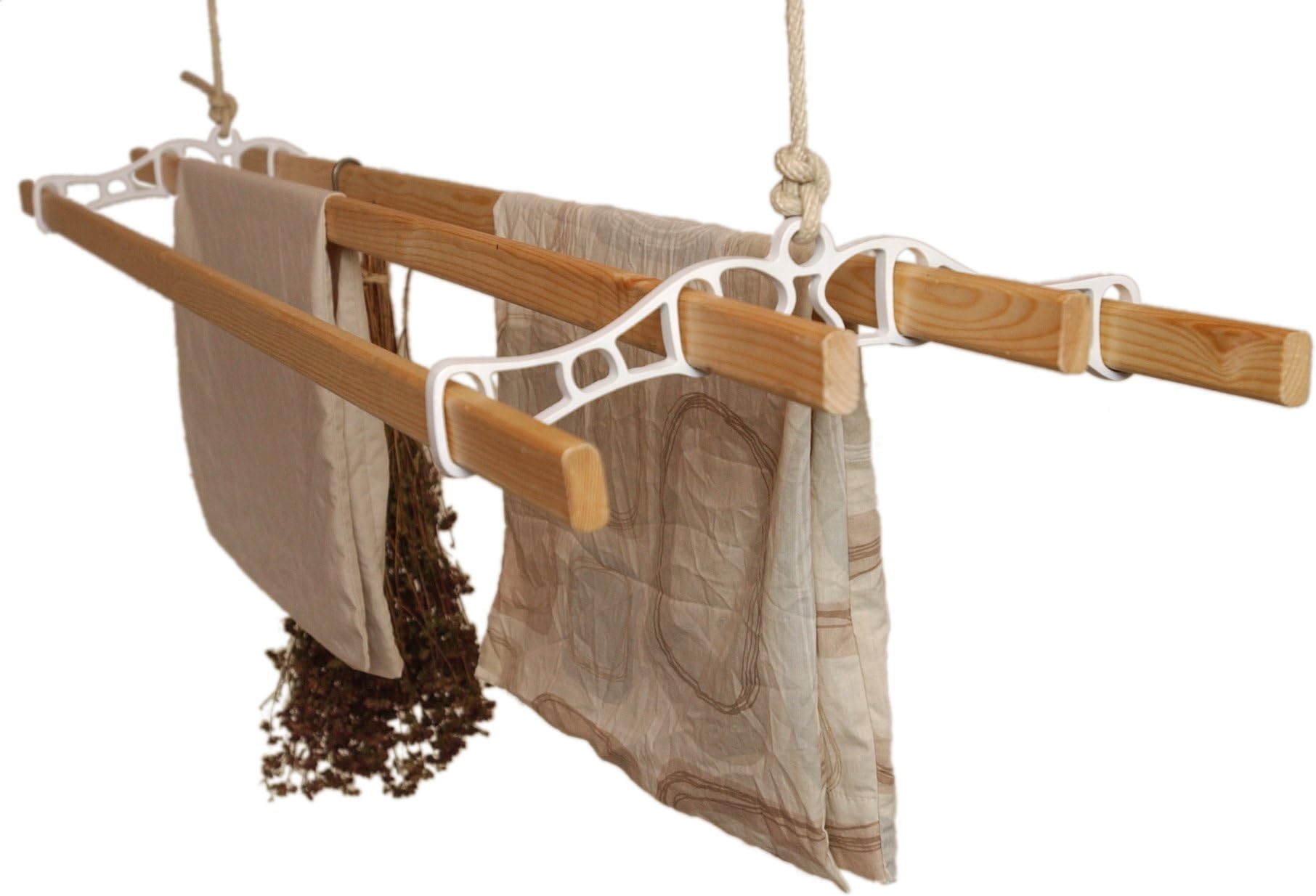 Classic Clothes Airer (White - 0.9m / 2.11ft)