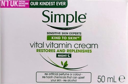 simple vitamin night cream