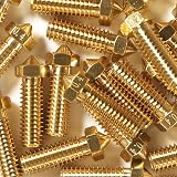 ALMOCN 15pcs 0.4mm V6 Volcano Brass Nozzles M6 1.75mm Filament 3D Printer view 6