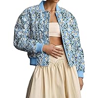 ジャケット・アウター Daisy GUESS コート アウター DAISY Puffer Logo Flock ジャケット