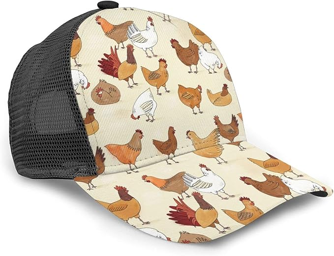 A Brood of Chickens Baseball Cap Adjustable Unisex Dad Hat Peaked Cap