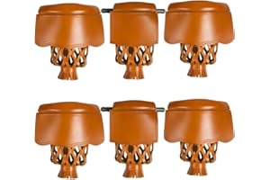 Collapsar Pool Table Pockets - Leatherette Billiard Set of 6 Replacement Accessories