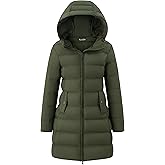 wantdo Women's Winter Puffer Coat Lightweight Warm Jacket with Hood