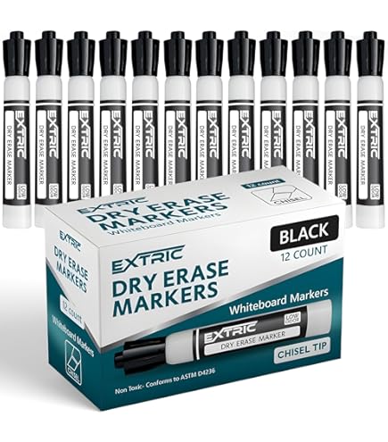 Dry Erase Markers Bulk Comix Dry Erase Markers, 36 Bulk 12 Colors White Seychelles 36 Pack Assorted Color Markers