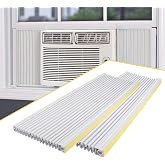 LBG Products Air Conditioner Side Panel Kit for Window AC Units, Fits Up to 17" H x 10" W,Double Layers Window AC Side Panels Kit for Window Air Conditioner Replacement Screen,2 Pack