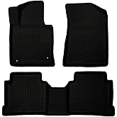 Husky Liners Weatherbeater Floor Mats | Fits 2015-2019 Hyundai Sonata (Excludes Hybrid); 2016-2020 Kia Optima | Front & 2nd Row, 3-pc Black - 99631