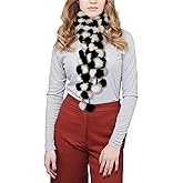 Women Soft Comfortable Fur Scarves Rabbit Fur Neck Warmer Scarf for Winter