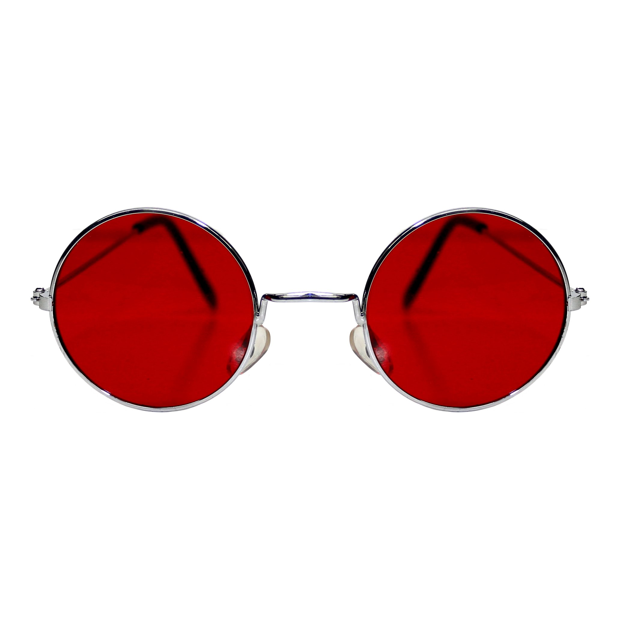 Adults/Kids Fancy Dress Glasses (WORLD BOOK DAY) (Round Red Lens)