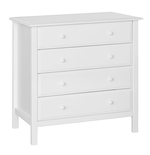 Davinci Jayden 4-Drawer Dresser, White