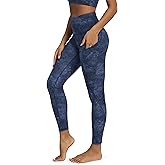 ODODOS Women's High Waisted Yoga Leggings with Pockets, Tummy Control Non See Through Workout Athletic Running Yoga Pants