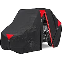 AUTOLION UTV Cover Outdoor Waterproof All-Weather Protection for Polaris RZR Yamaha Can-Am Defender Kawasaki Ranger Cover wit
