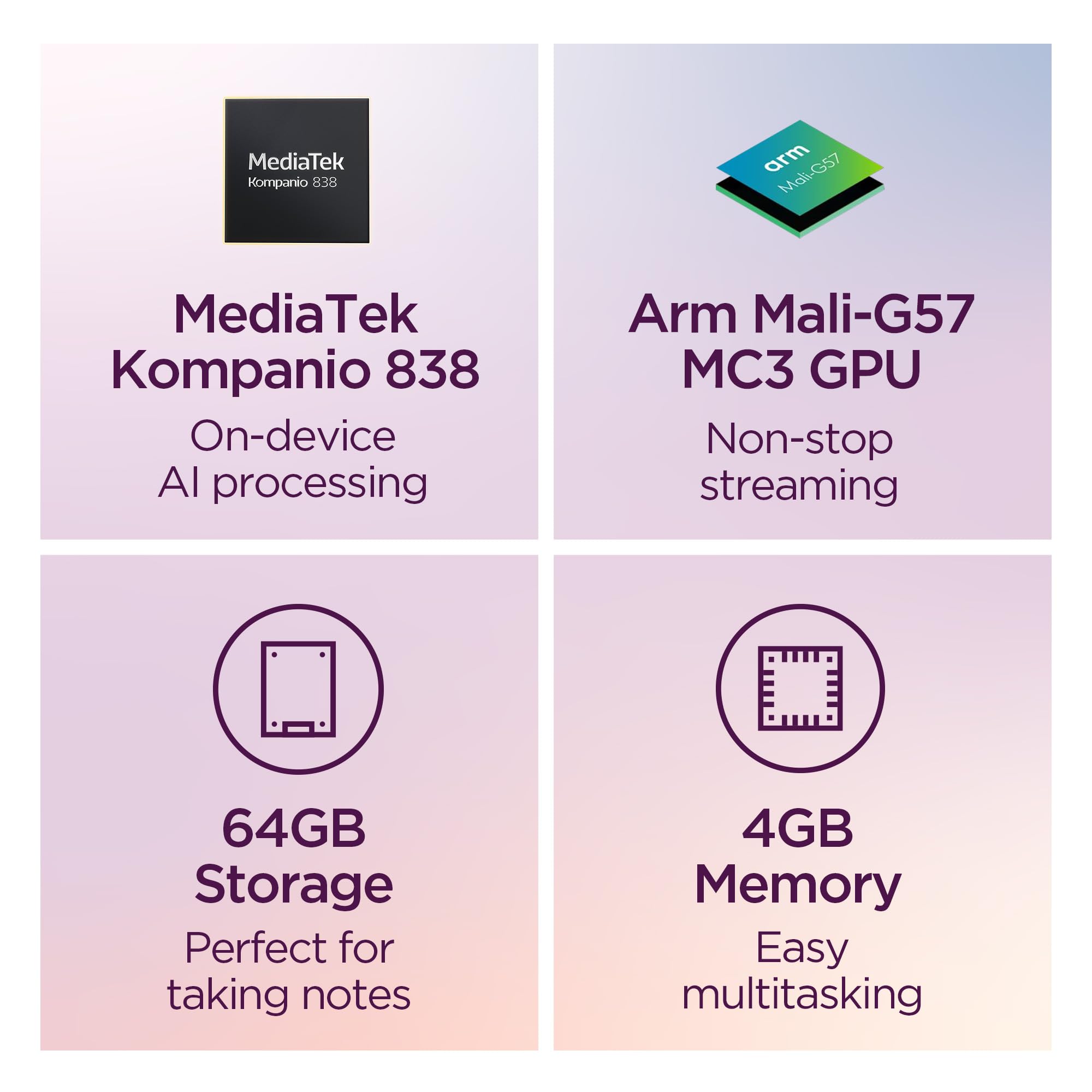 Lenovo Chromebook Duet - 2025 - Convertible Laptop - ChromeOS - 10.95