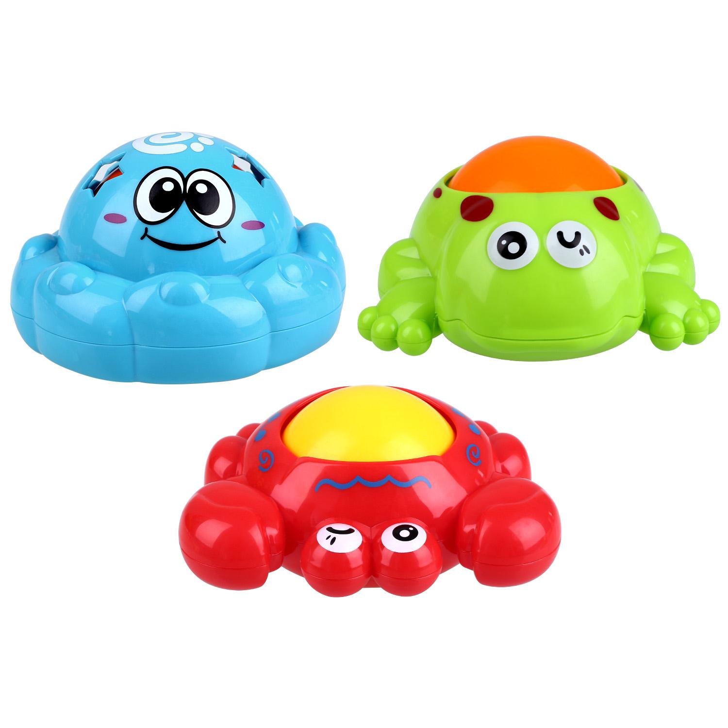 Peradix Juguetes de baño Animales Flotadores 3PCS