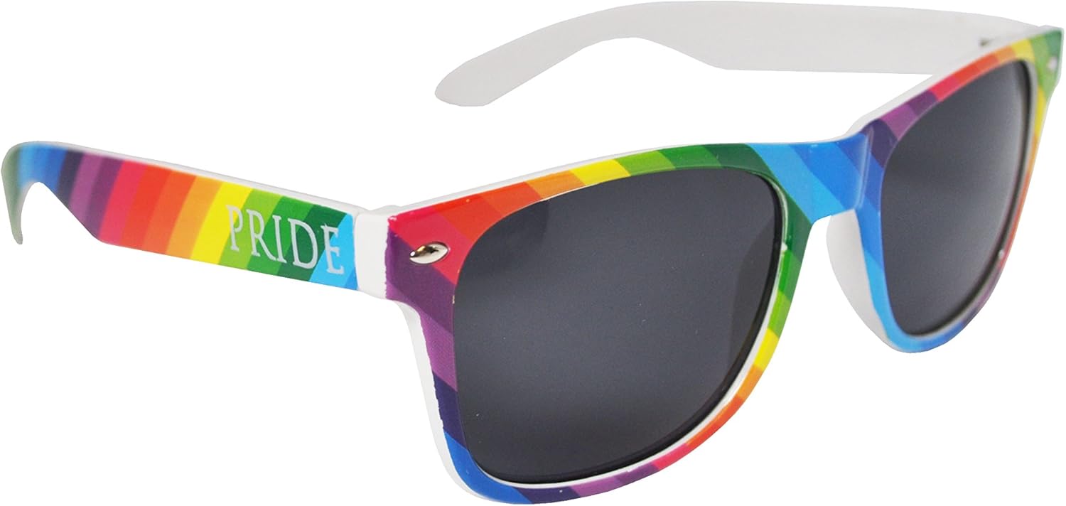 3x Regenbogen-Sonnenbrillen Set - Bunte LGBTQ Partybrillen Für CSD, Pride & Bunte Feste