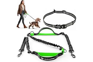 PET DREAMLAND Exquisite Hands-Free Leash for Medium Dogs: Ultimate Comfort & Freedom for Running, Walking, Hiking. Premium Quality, Durable & Versatile Waist Dog Leash Belt. Your Dog Will Love It