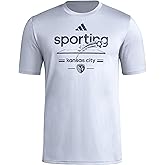adidas Men's Sporting Kansas City Vintage World Pre-Game Short Sleeve T-Shirt