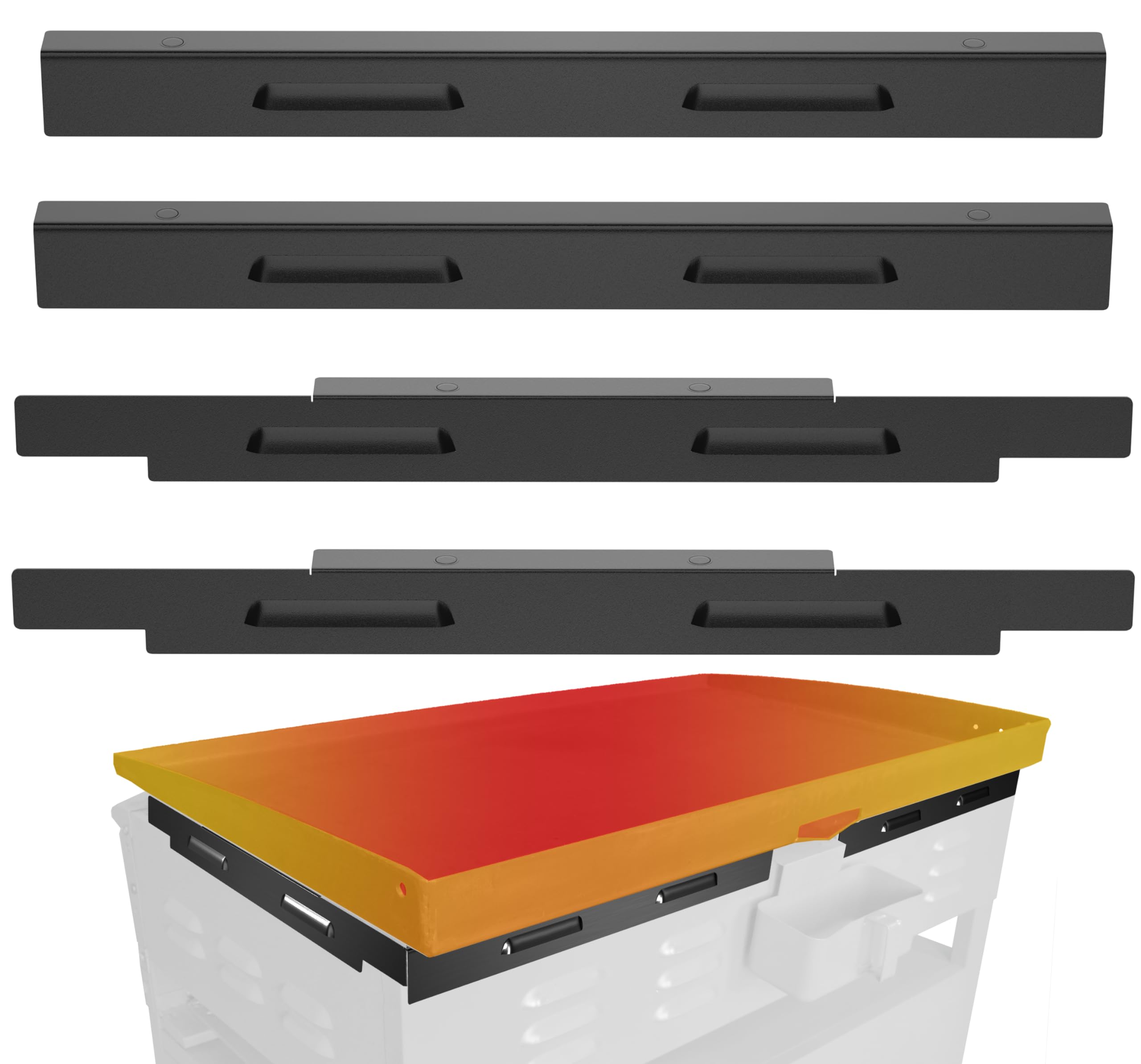 Photo 1 of Upgraded Magnetic Wind Guards for Blackstone 28XL Griddle, Fit with Blackstone Griddle Accessories, Protect Flame, Hold Heat, Save Gas, Powder-Coated Stainless Steel