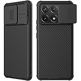 WVOZWWO for Xiaomi redmi K70 Pro/Poco F6 Pro 5G Case, Slim case Protective Cover with Camera Protector Hard PC TPU Thin Anti-Scratch Phone Case for Xiaomi Poco F6 Pro 5G/Redmi K70 (Poco F6Pro Black)