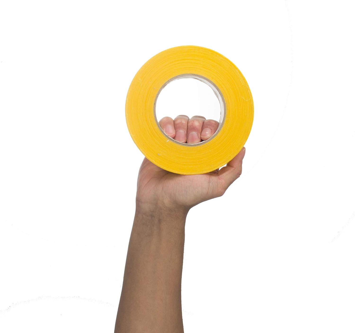 Firetoys Aerial Hoop Tape - 50m Roll, UK-Made - 2.5cm - Yellow - Image 5