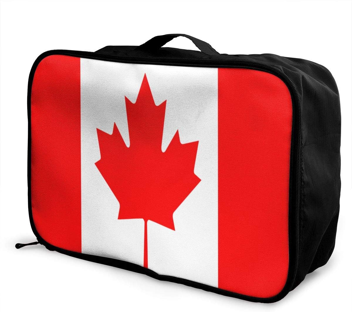 Canada Canadian Flag Travel Bags Portable Handbag In Trolley Handle