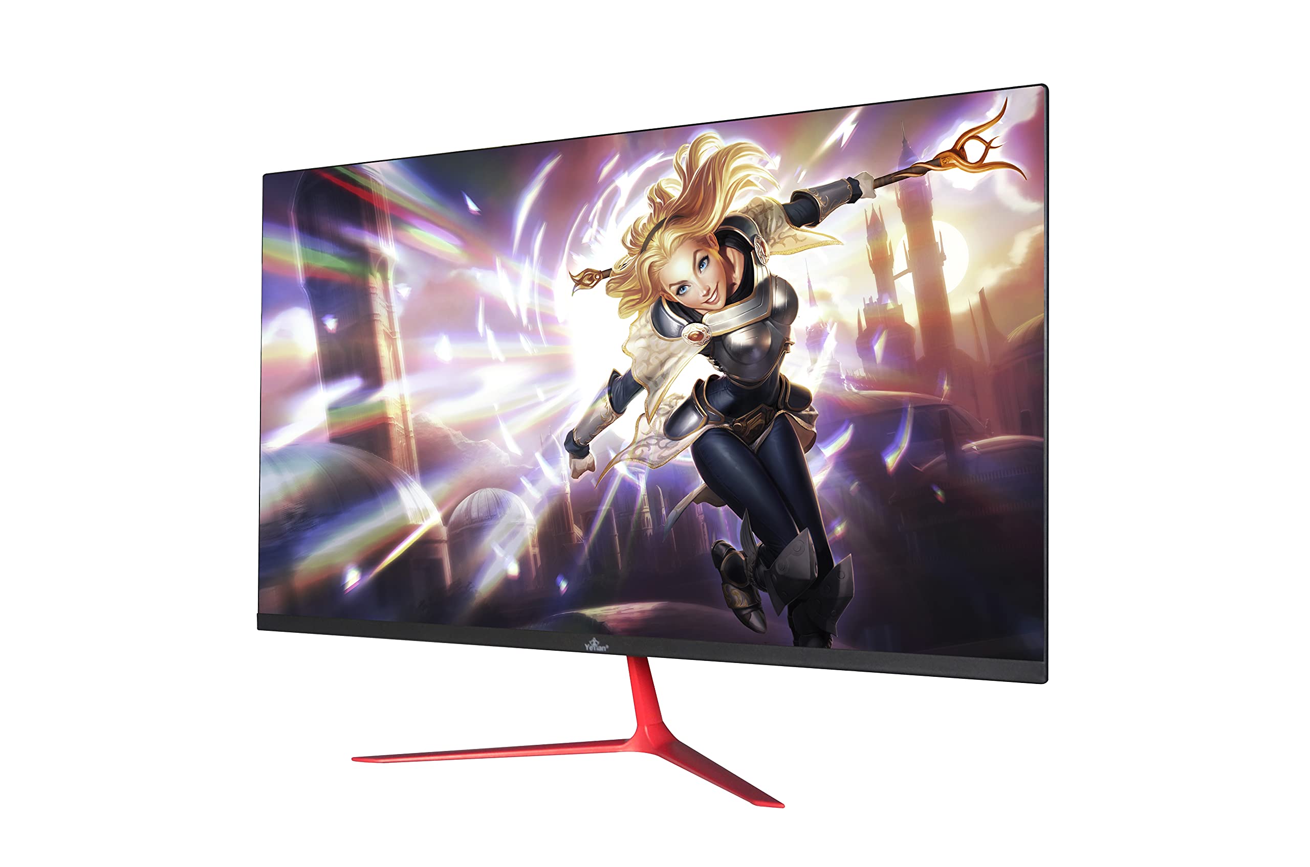 YEYIAN ODRAZ 2001 27” PC Gaming Frameless LED Monitor, 1080P HD, 165Hz, 250cd/m2, 1ms, 3000:1, 16:9, 178°, 16.7M Colors, True Low Motion Blur, G-Sync, FreeSync, DP/HDMI, Stereo Speakers, VESA, Tilt