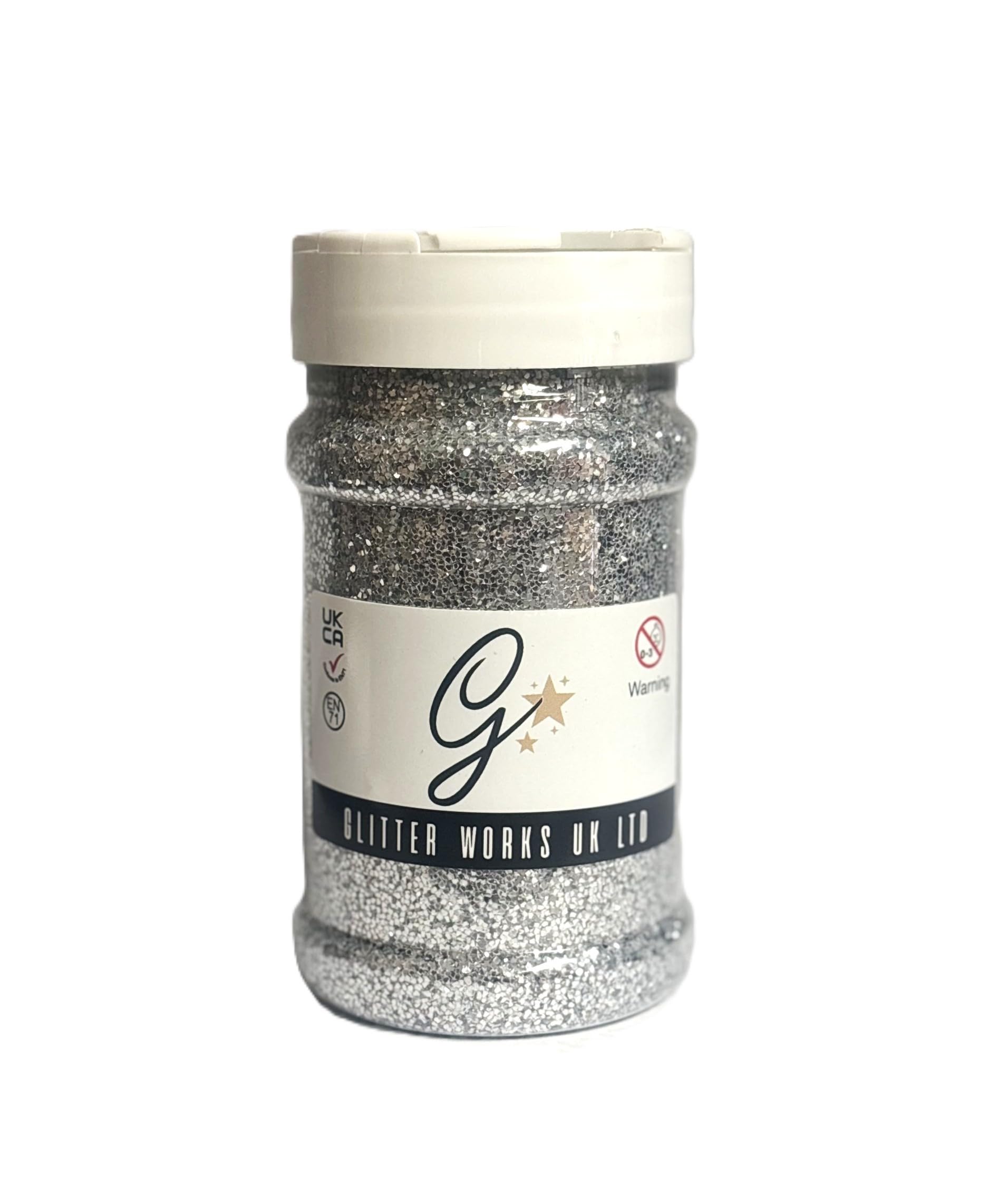 Glitter PVC Silver,250G