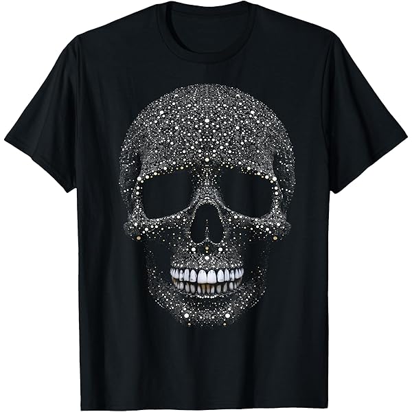 「GRANCY」Skull Rhinestone Design T-shirt GRANCY】Skull Rhinestone Design T-shirt