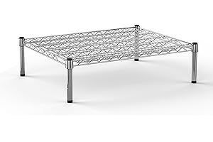 Regal Altair 24''W x 30''L x 8''H Chrome Plated Wire Dunnage Rack | Off The Floor Storage
