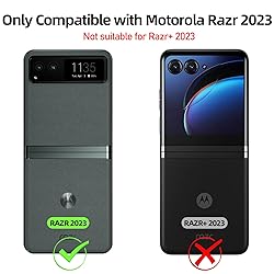 BSNRM for Motorola Razr 2023 Case, Built-in Screen