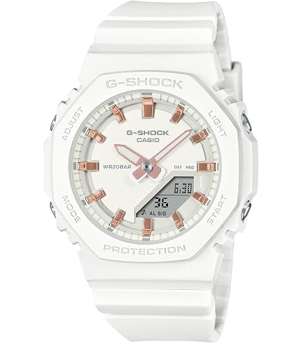 Amazon.com: G-Shock GMAS2100-7A White/Silver One Size : Clothing